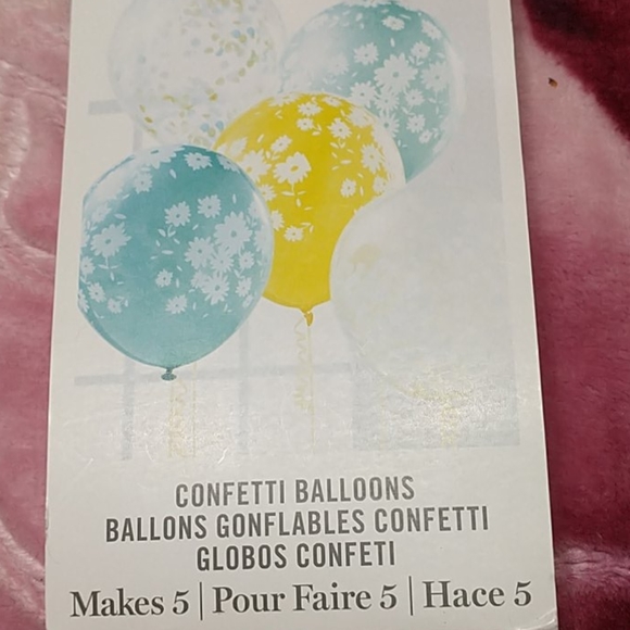 Martha stewart confetti balloons. - Picture 3 of 4